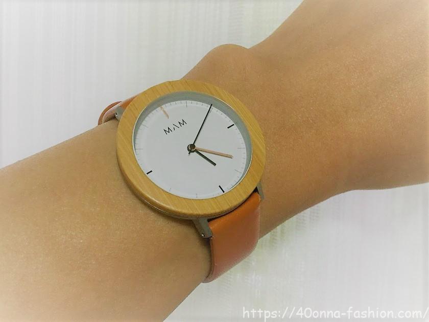 MAMの竹製腕時計